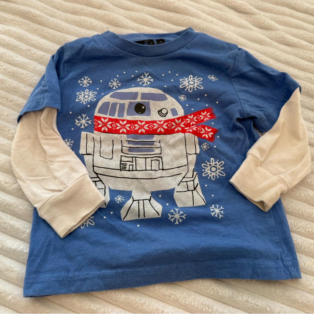 Jumping Beans Long Sleeve Tees - Blue, Green, Red, Gray - Picture 6 of 16